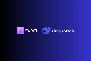 The Bud and DeepSeek logos side by side