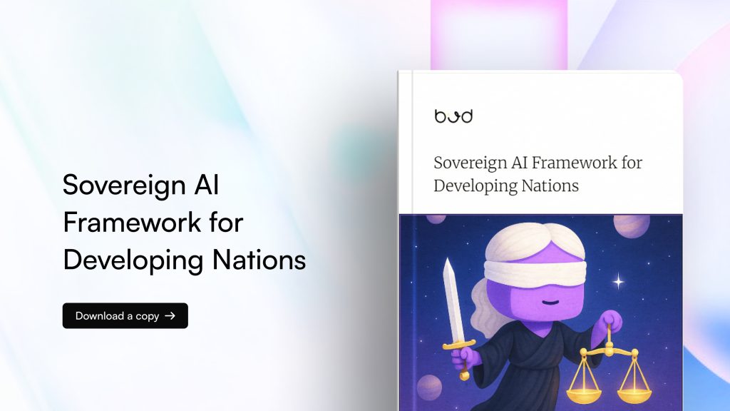 The cover of the whitepaper, Sovereign AI Framework for Developing Nations