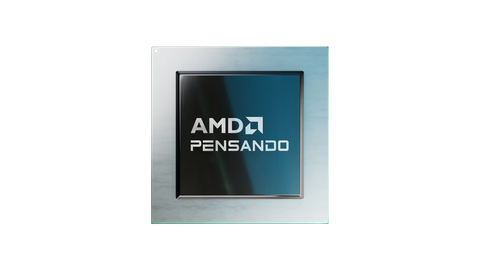 An AMD Pensando DPU accelerator card