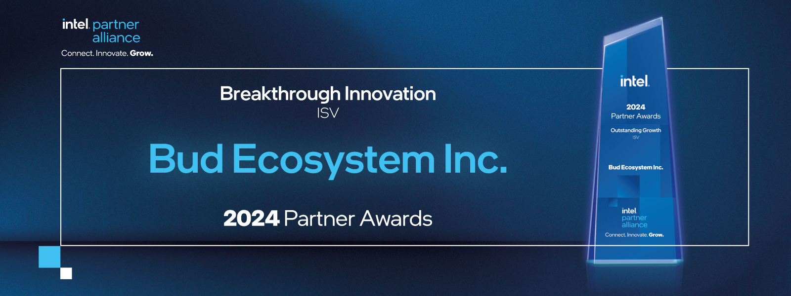 Bud Ecosystem wins Breakthrough Innovation ISV award from Intel Corporation